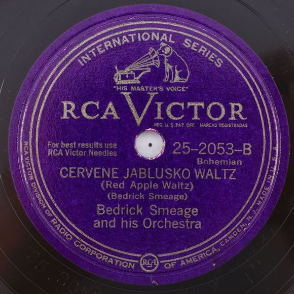 Bedrick Smeage - Sarah Polka / Red Apple Waltz - 1947 10" 78 rpm Record 25-2053 - Picture 3 of 16
